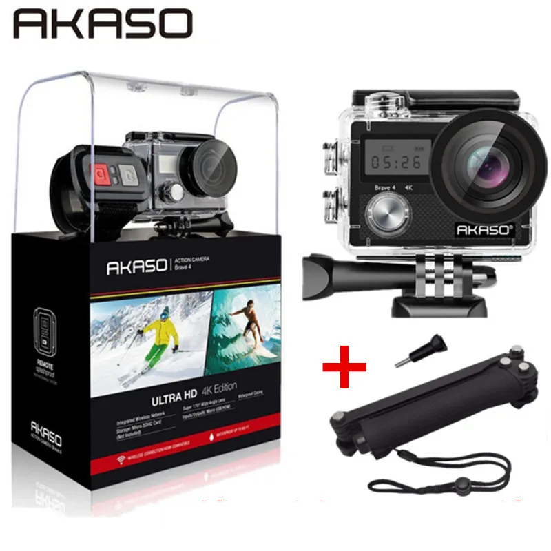 AKASO Brave 4 Cámara de Acción Ultra HD 4K WiFi 2,0