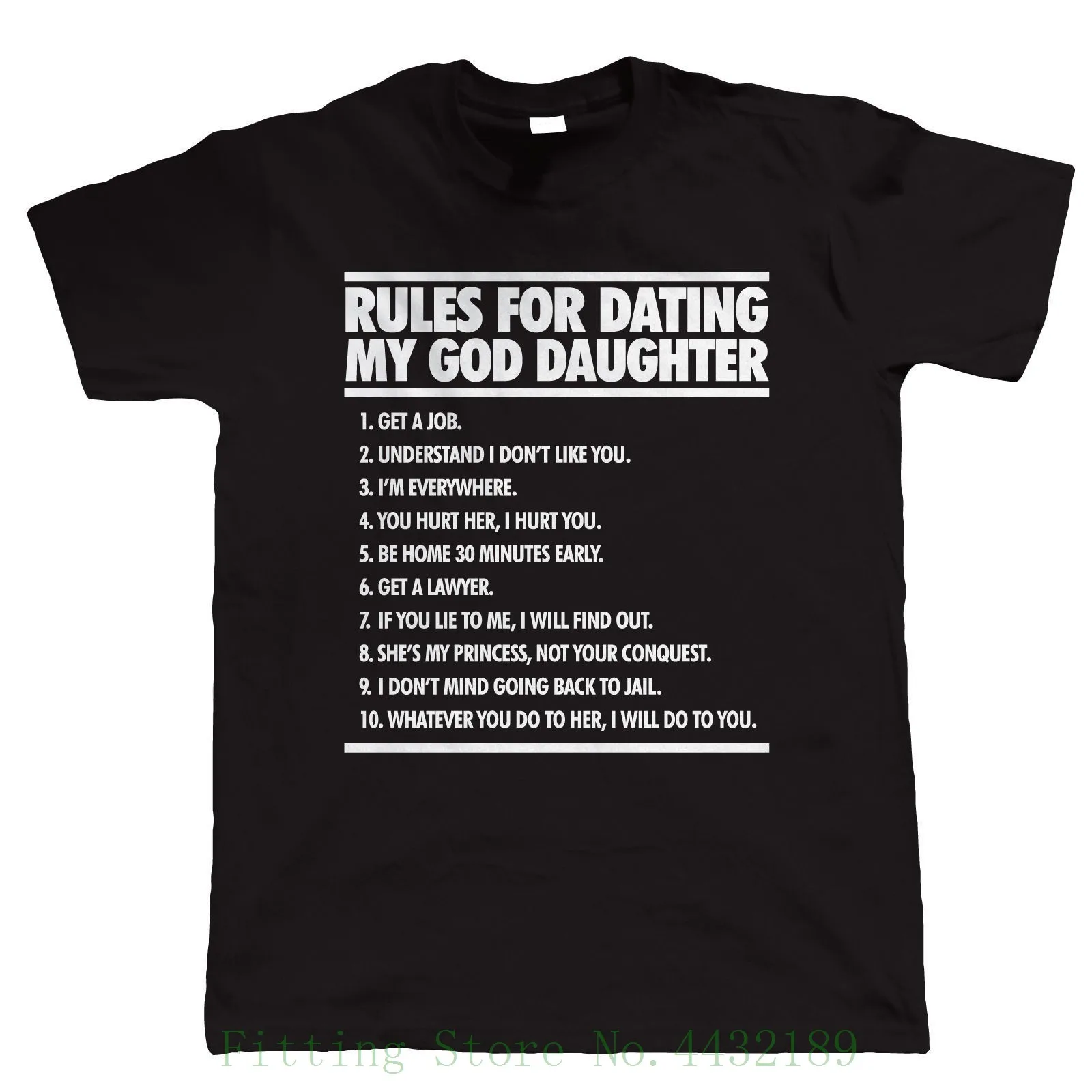 the rules of dating my daughter t shirt