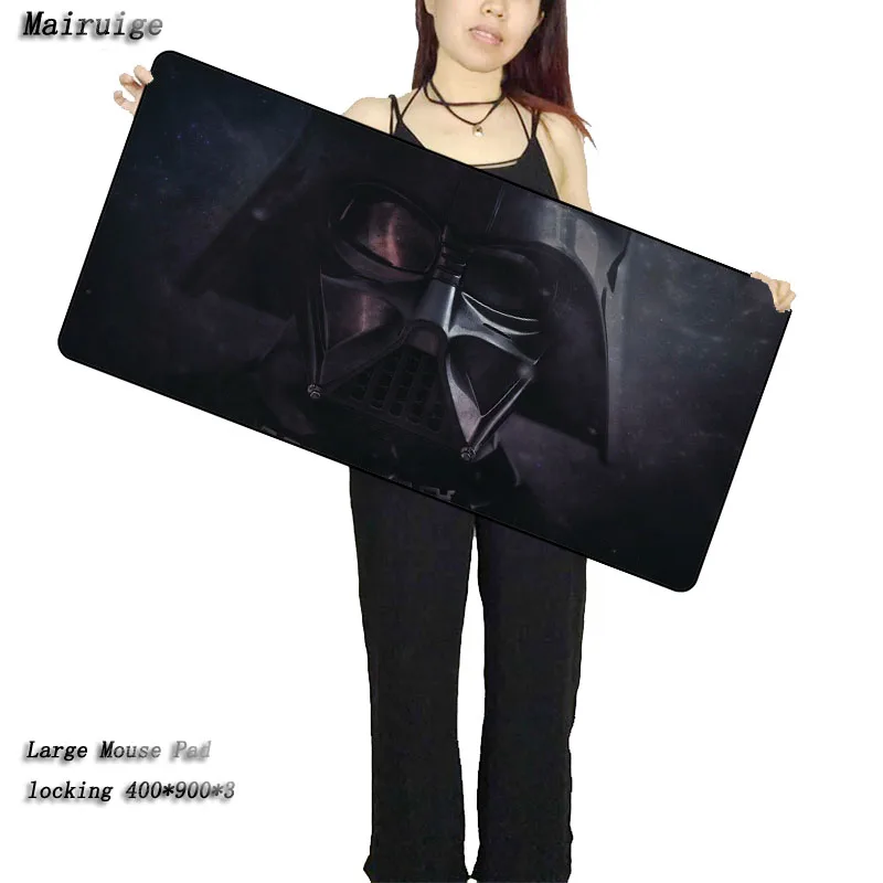 

Mairuige Star Wars Large Game Mouse Pad 900*400 High Quality with Edge Locking Speed Version Game Keyboard Pad for Game Cs Go