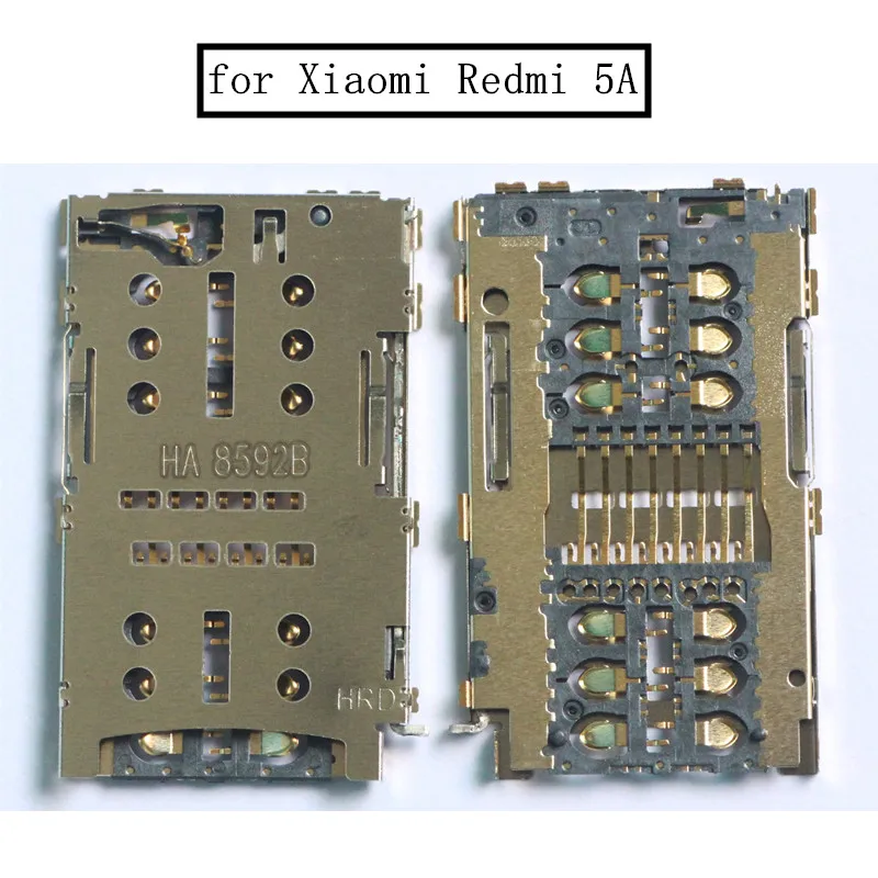 for Xiaomi Redmi 5A Card Reader SIM Card Slot Reader Connector Socket