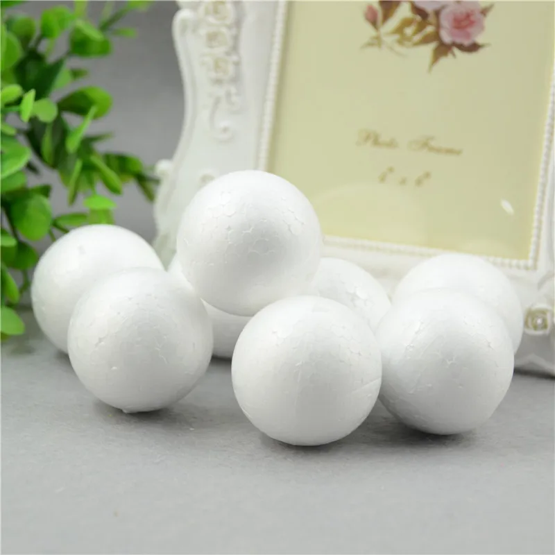 Новые белые шары для поделок из пенополистирола 10 шт./лот 80 мм|balls for|ball giftball ball |