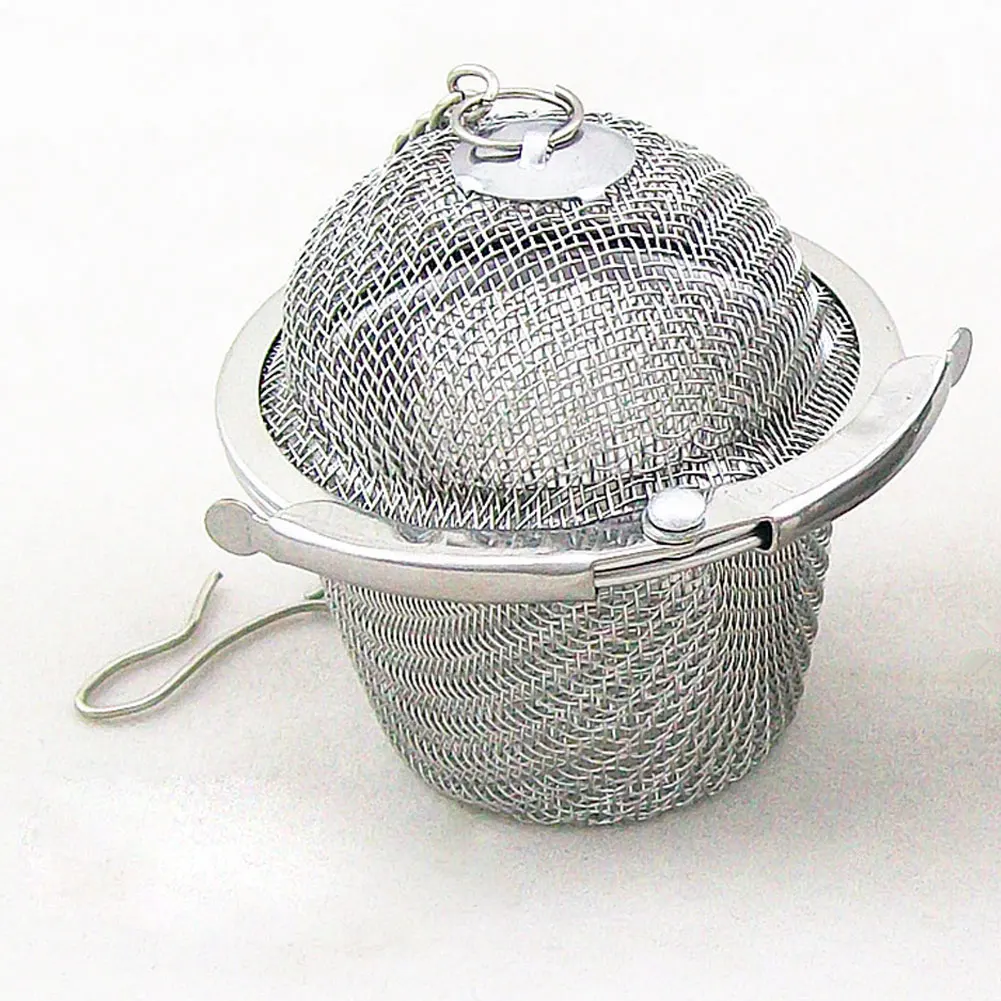 Популярный и практичный чай мяч сито для специй сетки заварки Фильтр Металл Алюминий травяной