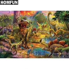 Homfun Volledige Vierkante/Ronde Boor 5D Diy Diamant Schilderij