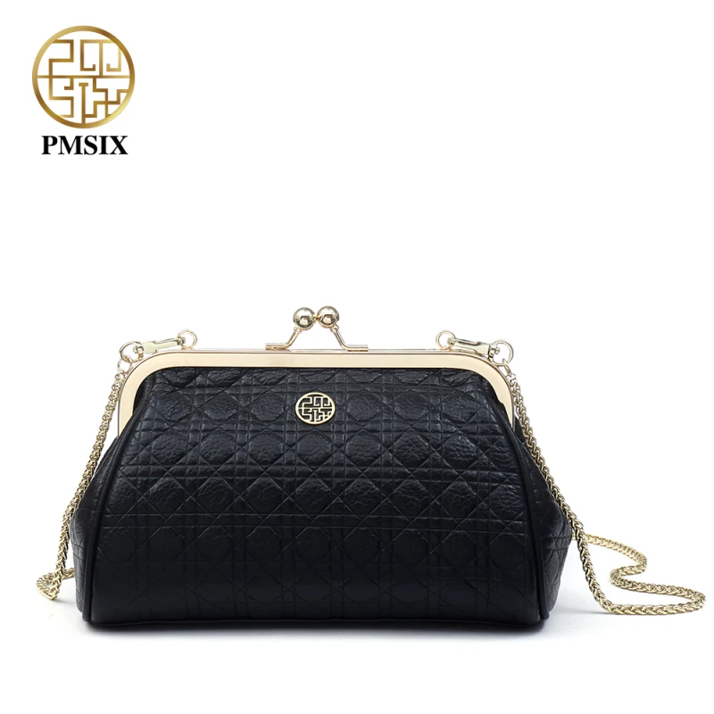 

PMSIX 2017 Female Famous Designer Genuine Leather Chain Shoulder Bag Mini Women Messenger Bags Small Crossbody Bags P210027