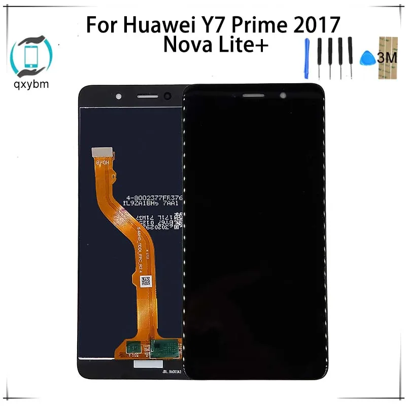 For Huawei Y7 Prime 2017 / Nova Lite+ TRT-LX2 TRT-LX1 LCD Disaplay Touch Screen Digitizer Assembly Repair Parts 5.5 inch | Мобильные
