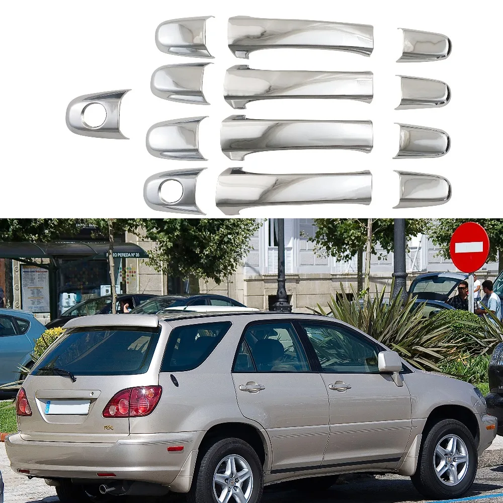 1998 2003 для Lexus XU110 Is200 Rx300 Is300 Previa Автомобильные Чехлы На дверные ручки ABS