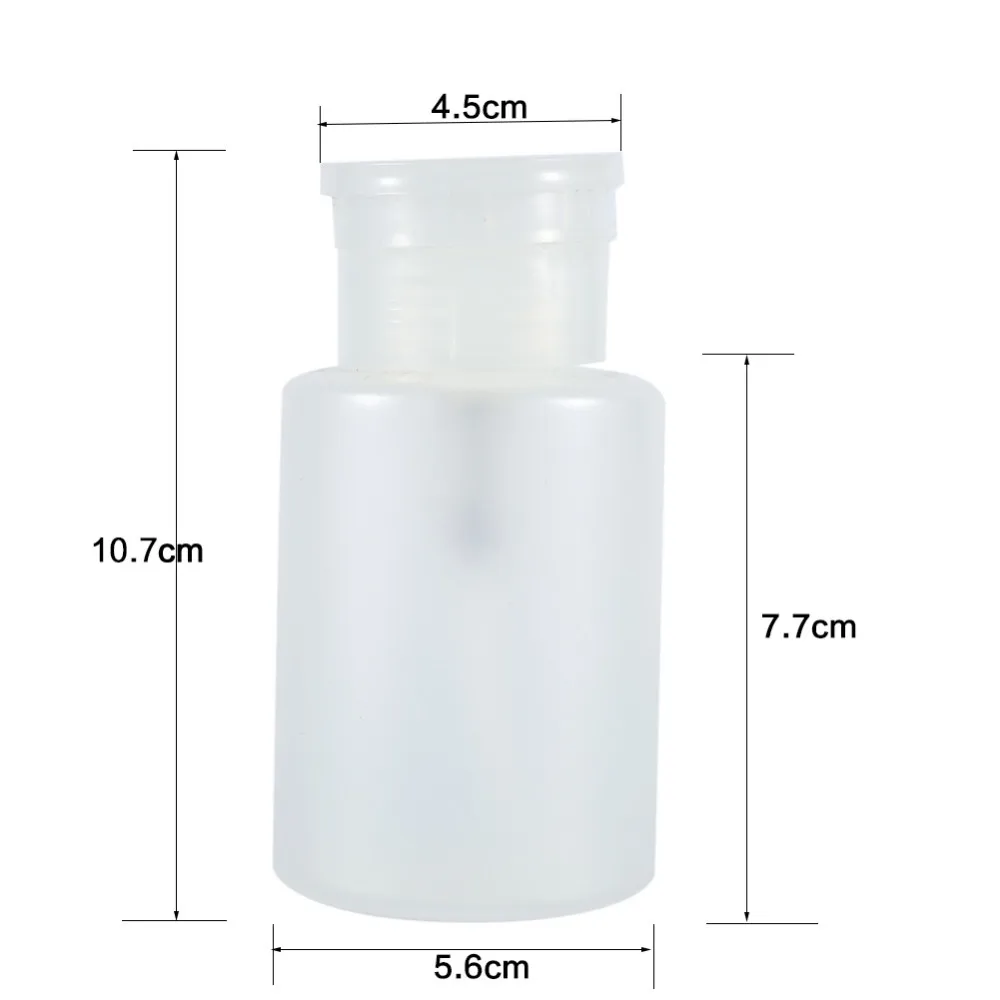 150 мл Пустой Ясно насос для бутылки дозатор многоразового пластиковый насос с распылителем жидкий спирт лак для ногтей контейнер для снятия