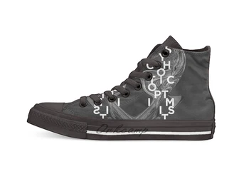 

psychotic optimist Casual High Top Canvas shoes sneakers Light Walking Shoes