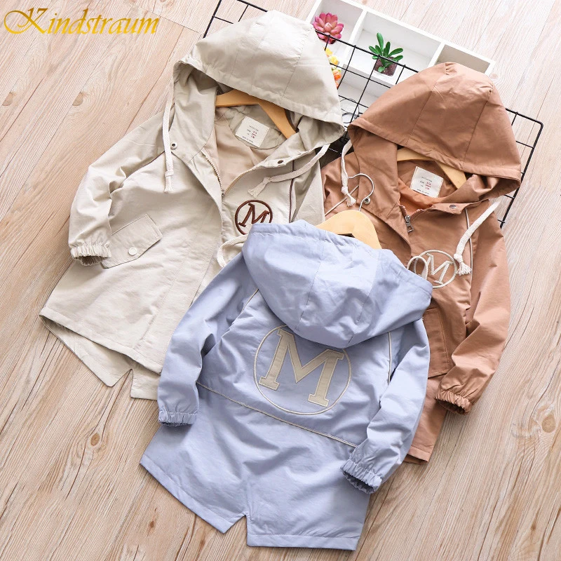 

2019 New children's Jacket For Boy Spring/Autumn Jacket Windbreaker Boy Jacket Kids Clothes Embroider Baby Thin Coat DC160