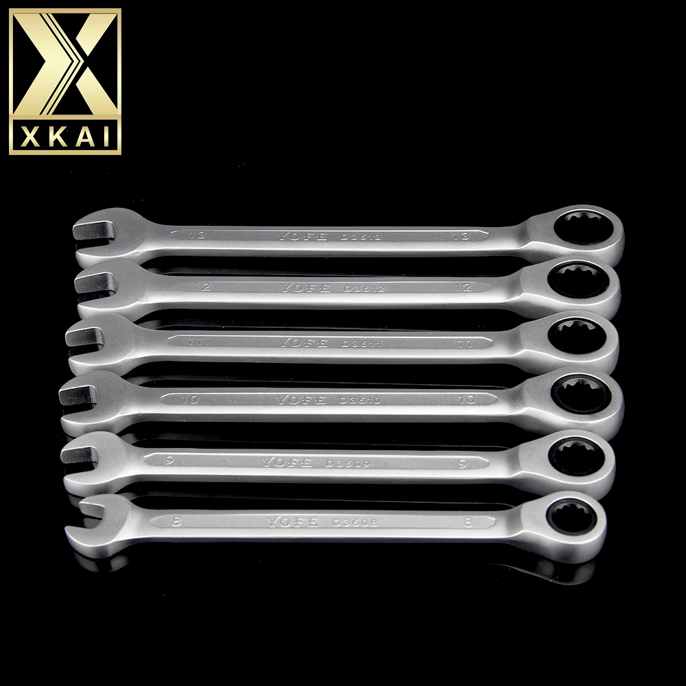 Xkai 8.9.10.11.12.13mm гаечный ключ Комбинации набор ключей шестерни кольца хром