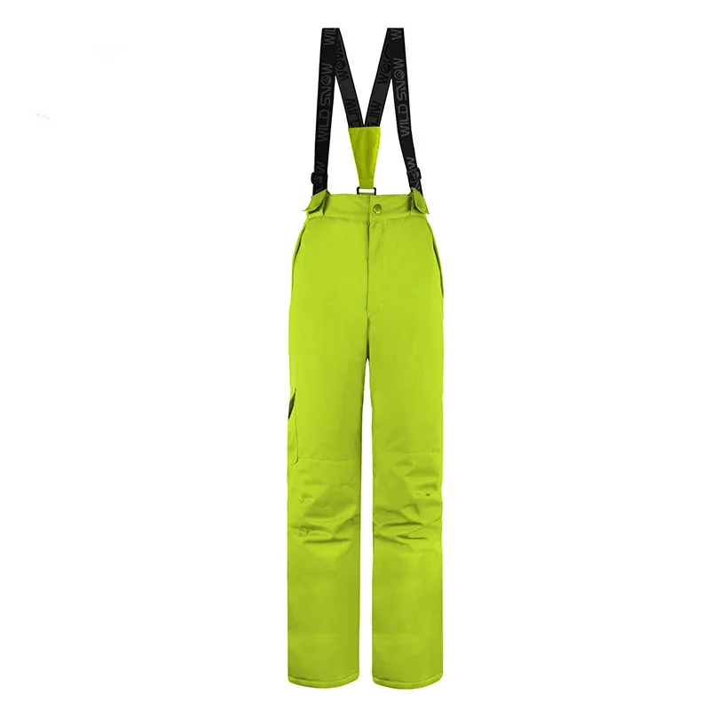 Wild Snow Overalls For Women Winter Colorful Ski Pants Warm Snowboard