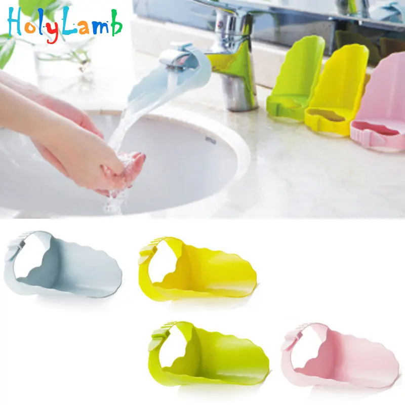 Us 1 26 41 Off Strap Adjustable Children S Guide Sink Hand Accessories Child Kids Handwash Tools Extension Of The Water Trough Bathroom In