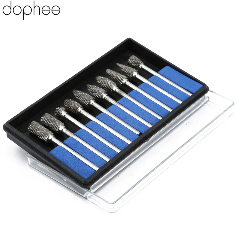 Dophee 10 шт. Аксессуары Dremel сверлильный станок резьба гравировальный набор сверла