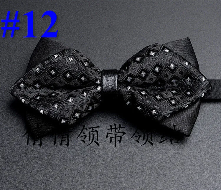 Модные 2-тон Bow Tie сетки Для мужчин и Для женщин смокинг общие вечеринку Галстуки бабочка бабочкой 30 Цвет, 100 шт