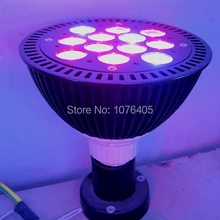 Пользовательский цвет Светодиодная лампа для аквариума PAR38 18 Вт E27 PAR30 светодиодный коралловый риф светать высокой Мощность рыбный бак аквариумная лампа, получившая сертификат Европейского