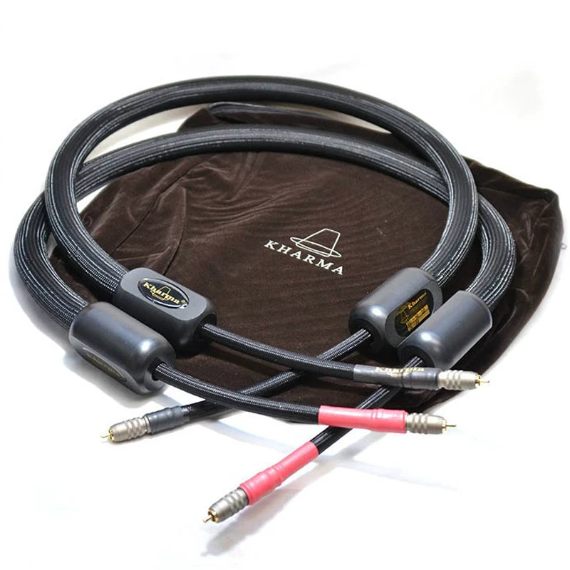 

Hi- End Amplifier CD DVD plater Speaker Hifi audioSupreme Reference Kharma KIC-SR-1B RCA Interconnect cable rca audiophile cable