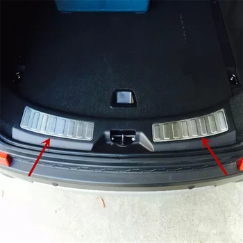 

WELKINRY For Land Rover Discovery Sport 2014 2015 2016 2017 rear tail box gate back door sill threshold scuff plate pedal trim