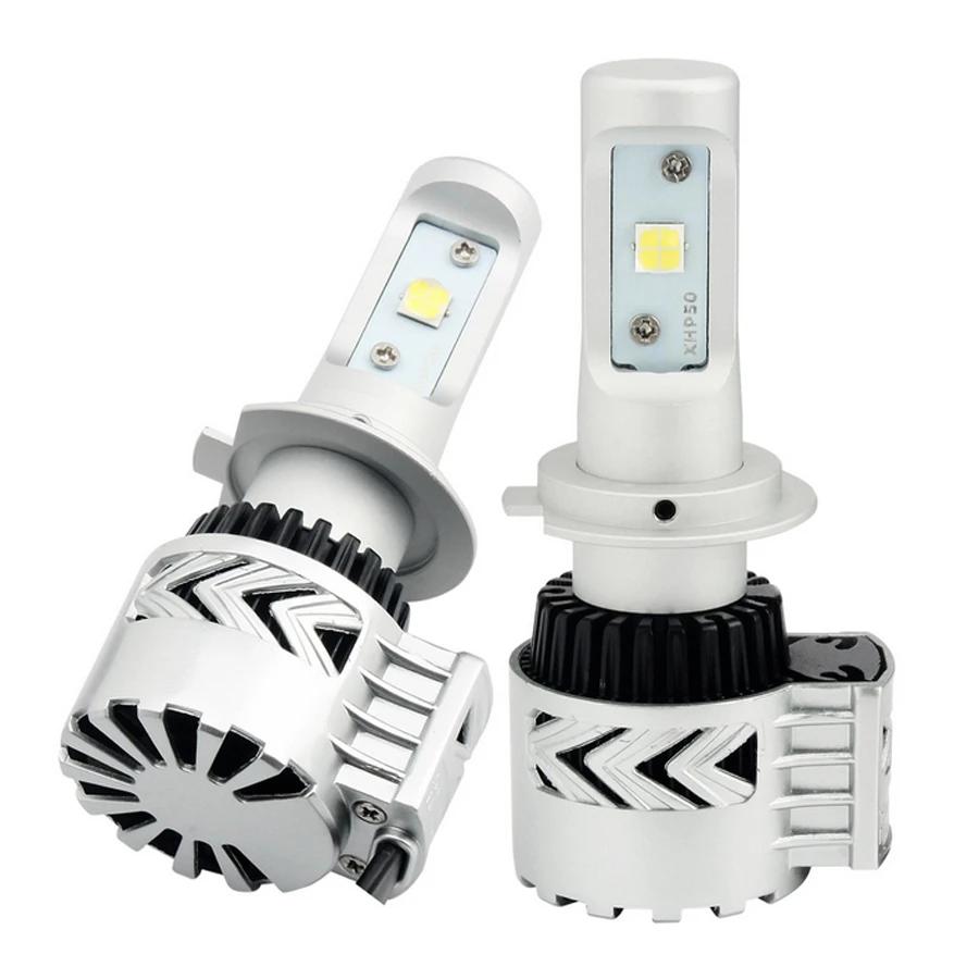 

Easy Installation 2pcs LED H7 G8 12 Months Warranty 72W 6500K White Cold 12000LM Led Car Headlight