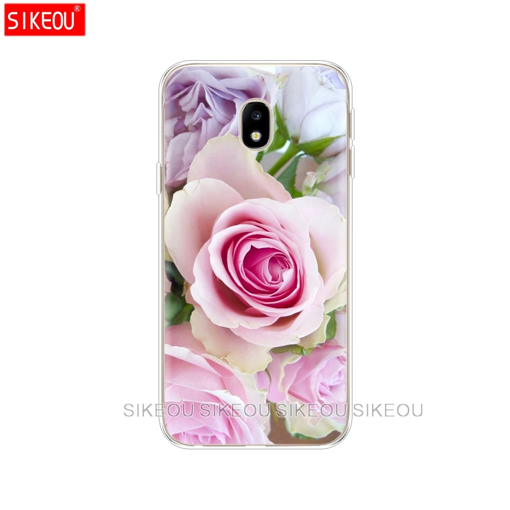 Силиконовый чехол для телефона Samsung Galaxy J3 J5 J7 2017 J330 J530 J730 PRO j2 2018 модный фиолетовый