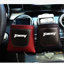 Клипса на выходе воздуха автомобиля вентиляционное отверстие Stow аккуратное хранение PU кожаный чехол-кошелек автомобильный держатель телефона для Suzuki Jimny