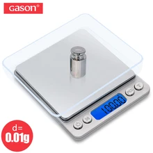 GASON Z1s Kitchen Scale Mini Pocket Portable Stainless Steel Precision Jewelry Electronic Balance Weight Gold Grams (500gx0.01g)