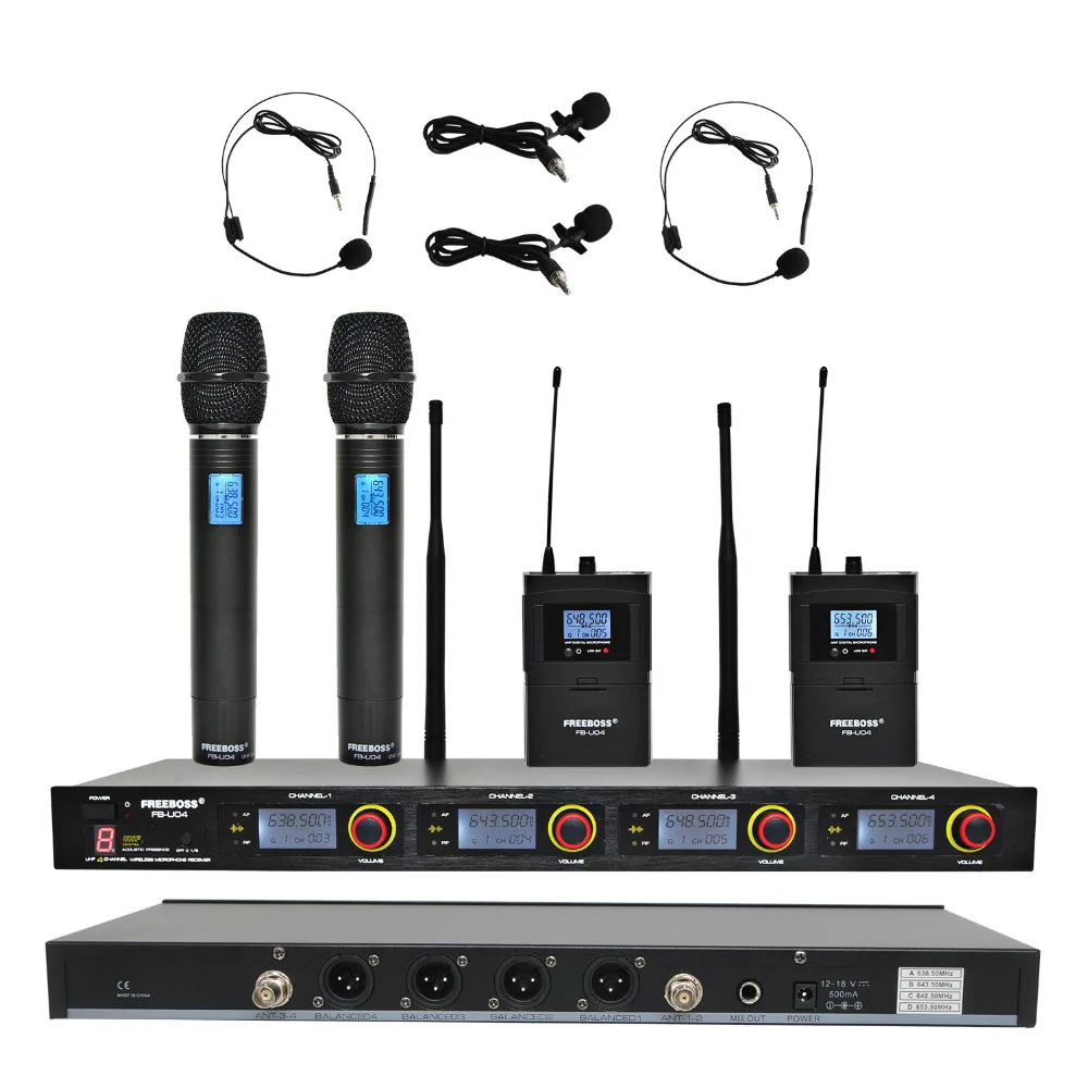 FB-U04H2  01-1 Wireless Microphones