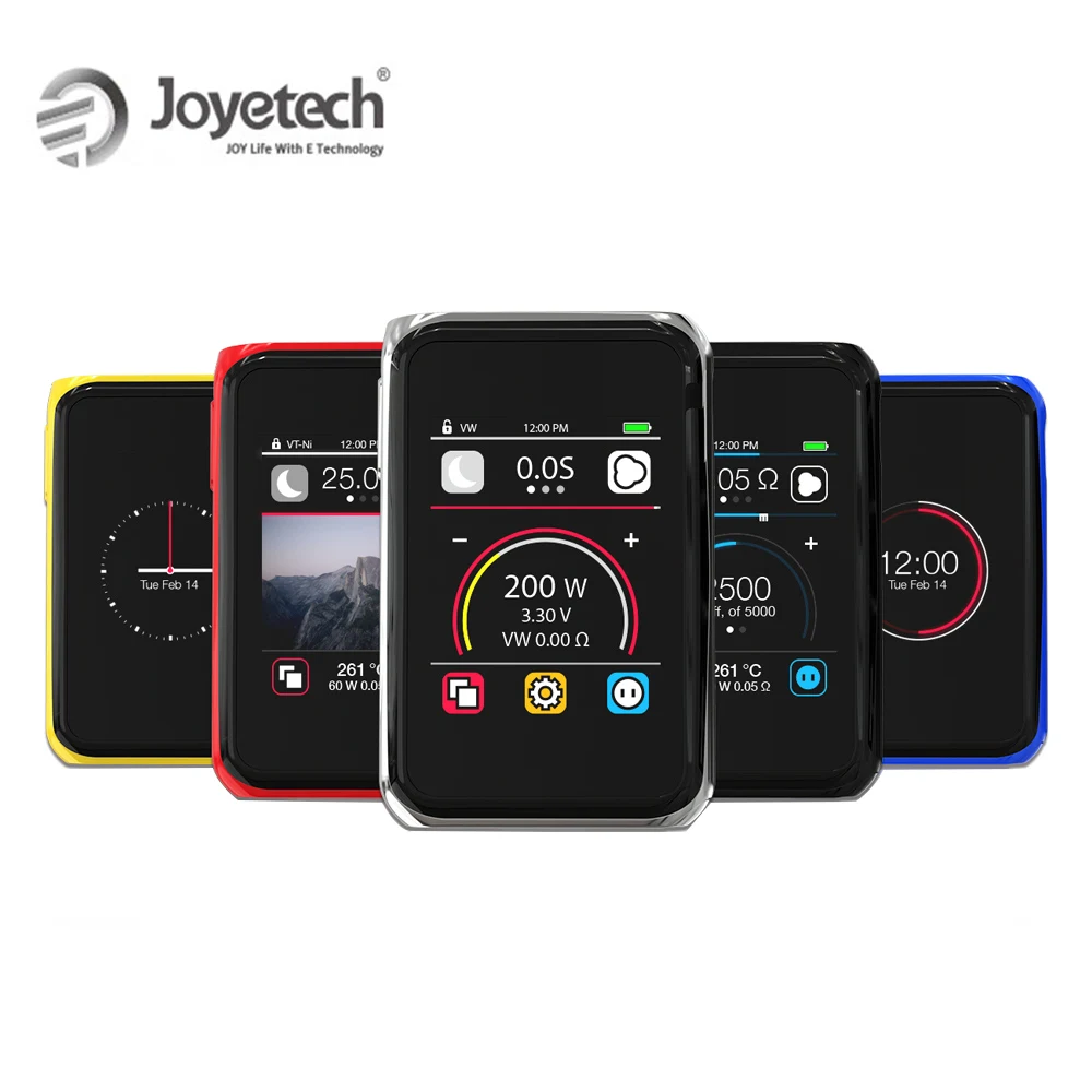 

100% Original Joyetech Cuboid PRO Mod Kit Touch Panel Screen Used By 18650(not included) 200W Wattage e-Cigs