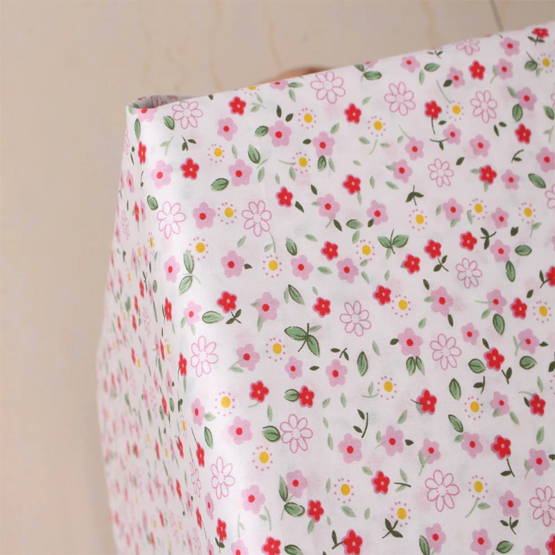 Cotton fabric twill cotton fabric idyllic small shredded cloth baby children's bedding Fabric