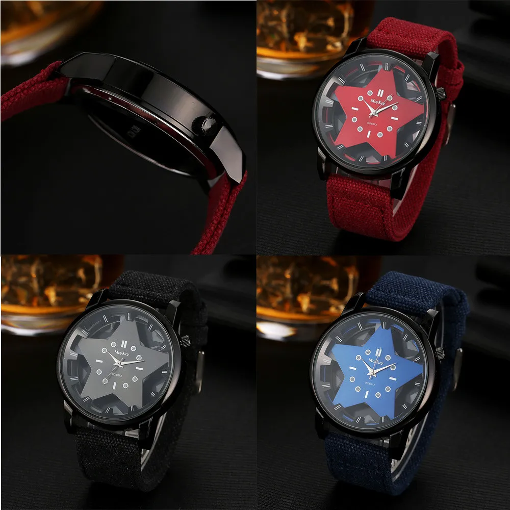 

Top Clock Brand Luxury New fashion Men's Nylon Band Army Dial Analog Sports Military Wrist Watch Reloj Gift