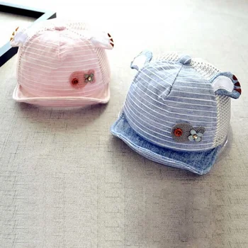

New Baby Boys Girls Cartoon Mesh Baseball Cap Kids Summer Soft Sun Hat