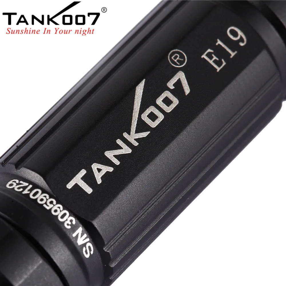 TANK007 E19 CREE 180 люмен 3 режима яркий светодиодный фонарик aa батареи torchlight брелок