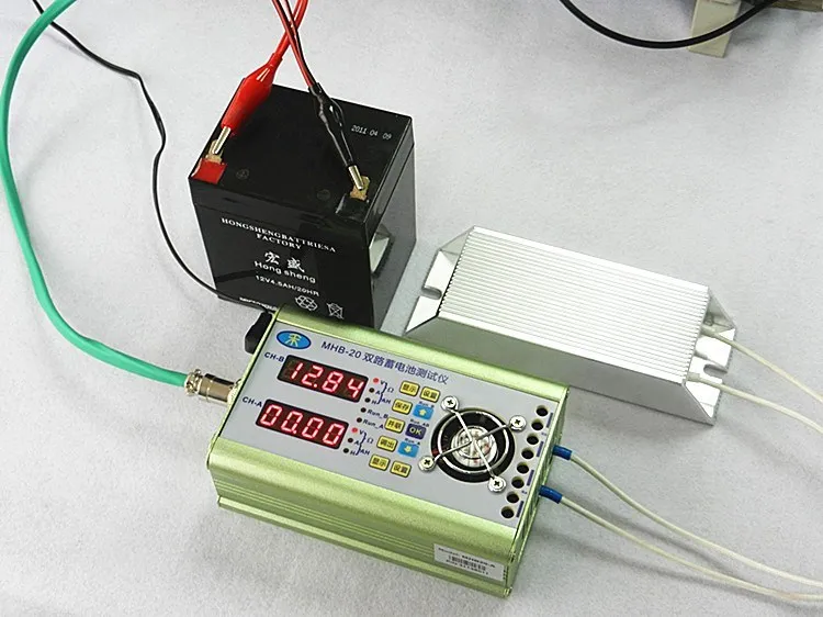 Многофункциональный цифровой двухканальный тестер батареи тестер внутреннего сопротивления 20V10A заряда и разряда для батареи 18650