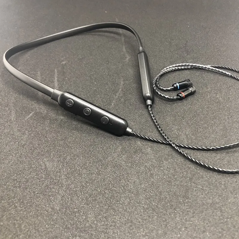  QCC3005 banda para el cuello Bluetooth 50 cable de actualización APTX AAC 2PIN MMCX OCC micrófono p