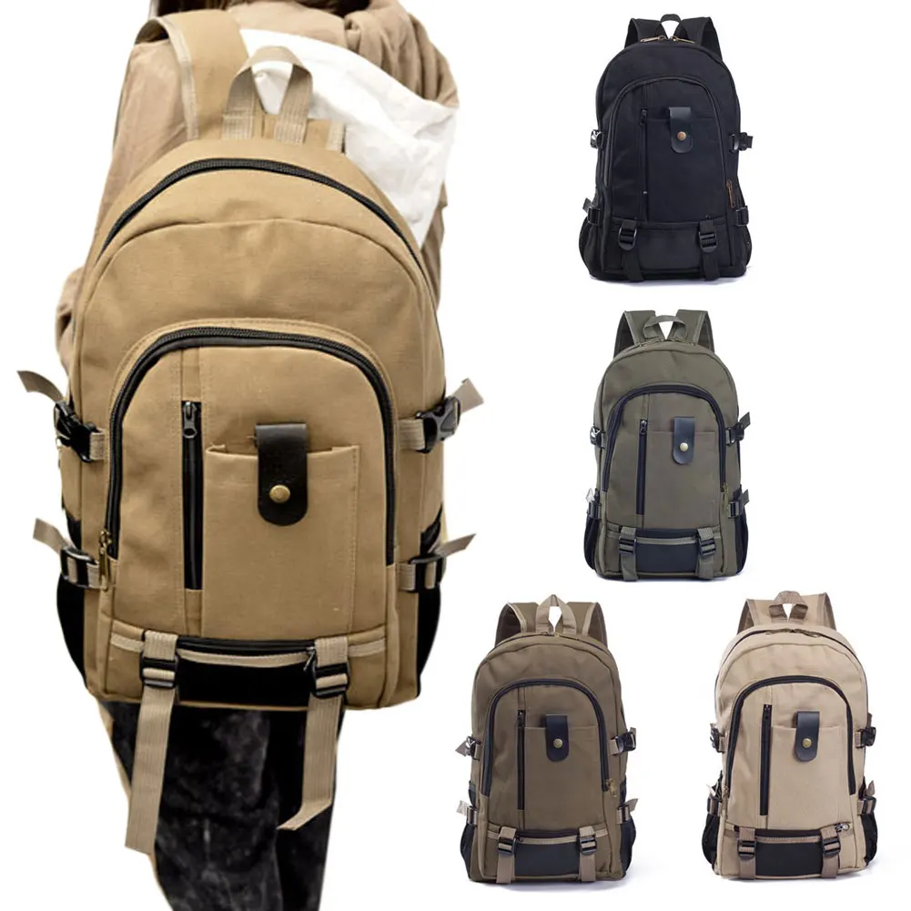 

Canvas Men's Backpacks Men Travel Bags Vintage Style Design School Casual Backpack