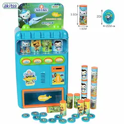Akitoo автоматический торговый автомат для напитков детский игровой дом торговый автомат игрушка звук интерактивные подарки для мальчиков