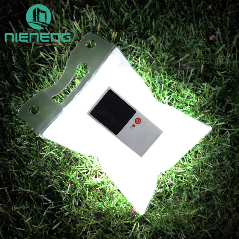 

Nieneng Waterproof Inflatable Solar Light Portable Solar Lamp Foldable PVC Bag LED Camping Light Emergency LED Lamp ICD90043