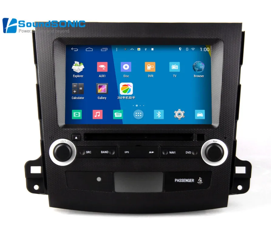 Android 4.4.4 для Mitsubishi Outlander XL EX 2007 2008 2009 2010 2011 Автомобильный DVD GPS навигатор Авторадио