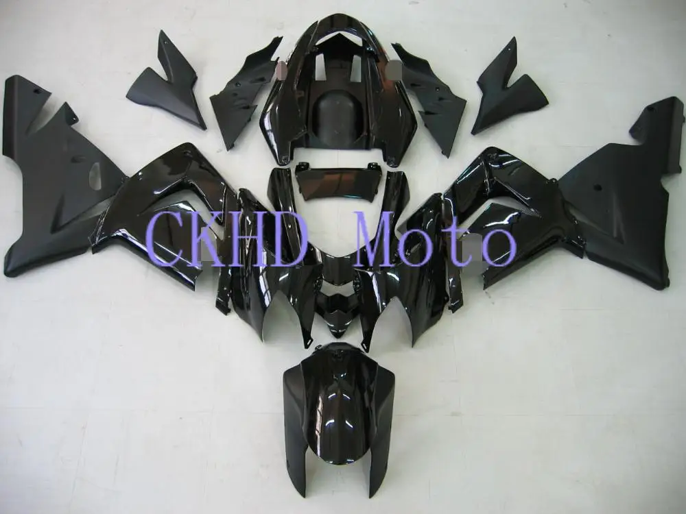 Новый Кузов мотоцикла для KAWASAKI Ninja ZX10R ZX 10R 2004 2005 04 05 черный обтекатель