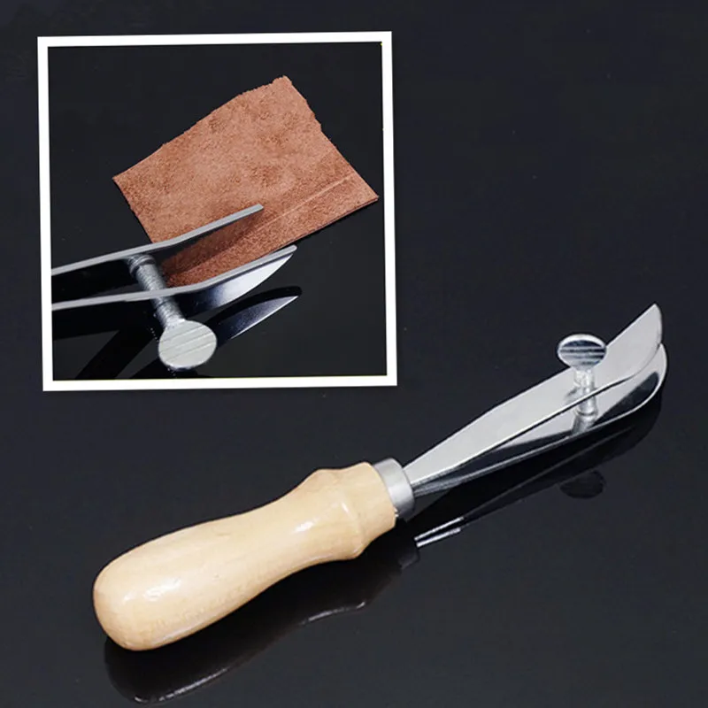 

DIY Leather Sewing Craft Edge Adjuster Cutter Cutting Tool Leather Crafts Carving Leather Cutting Measuring Ruler