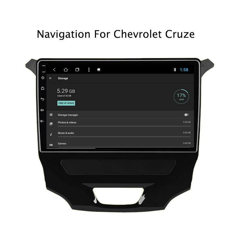 Sale NAVITOPIA 9inch 2G RAM 32G ROM Android 8.1 Car DVD Multimedia GPS Navigation for Chevrolet Cruze 4