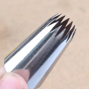 

1Pc #6B Stainless Steel Icing Nozzle Decor Tip Cake Baking Pastry Russian Tip Pastry Icing Piping Nozzles Gift Decorating Tool