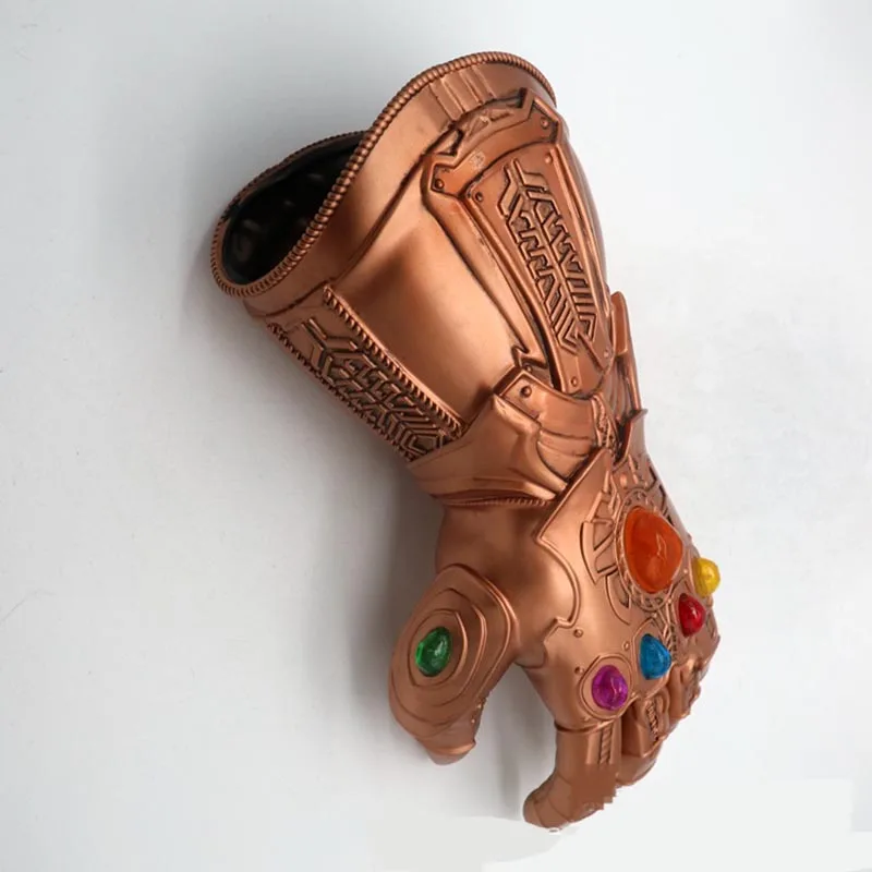 LED Light Thanos Infinity Gauntlet Avengers Infinity War Cosplay LED Gloves PVC Action Figure Model Toys Gift Halloween Props LED Light Thanos Infinity Gauntlet Avengers Infinity War Cosplay LED Gloves PVC Action Figure Model Toys Gift Halloween Props