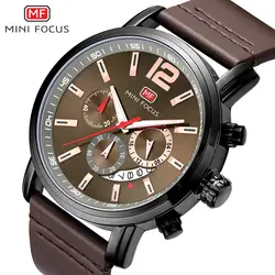 MINIFOCUS наручные часы Мужские лучший бренд роскошные известные мужские часы кварцевые часы наручные часы кварцевые часы Relogio Masculino MF0086G. 04