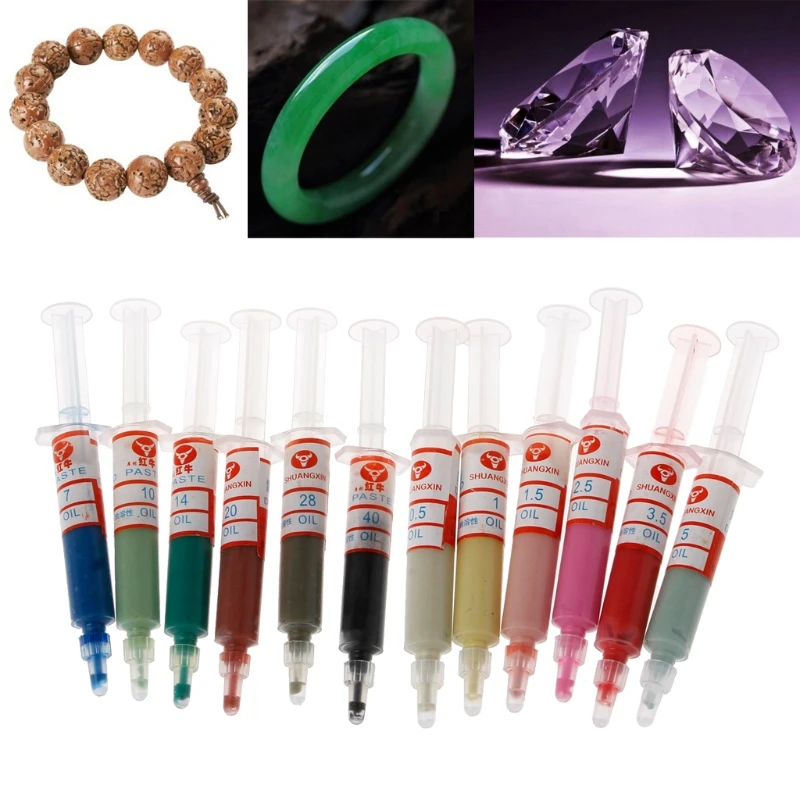 NEW 12Pcs 5 Gram Metal Polishing Compound Diamond Polishing Lapping Paste Compoundin Jewelry