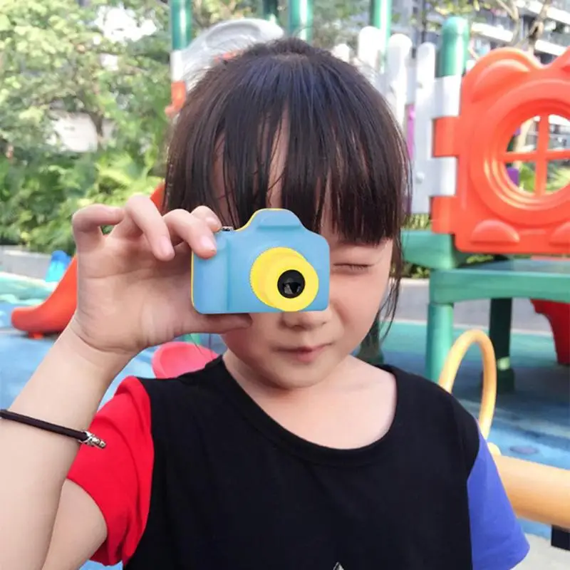 Mini Kids 1.77Inch 32GB Digital Camera Baby Full Color Mini LSR Cartoon Camcorder Video Recorder Support TF Card Education Toy
