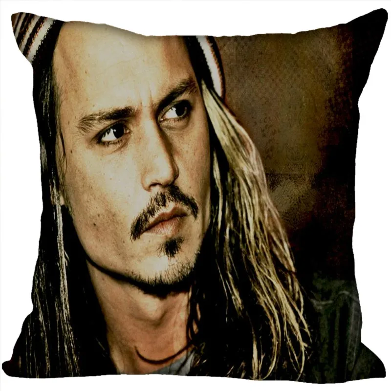 Горячая Распродажа, Наволочка на заказ, наволочка с принтом «Johnny Depp», 35X35 см(с одной стороны), чехлы на подушки для дома, наволочки 9-22 лет - Цвет: Pillowcase