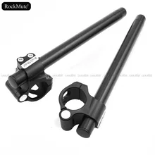 Мотоцикл 53 мм Универсальный ork трубчатый зажим Ons& Handlebars гоночный мото Сплит ручка бар 22 мм черный золотой серебряный