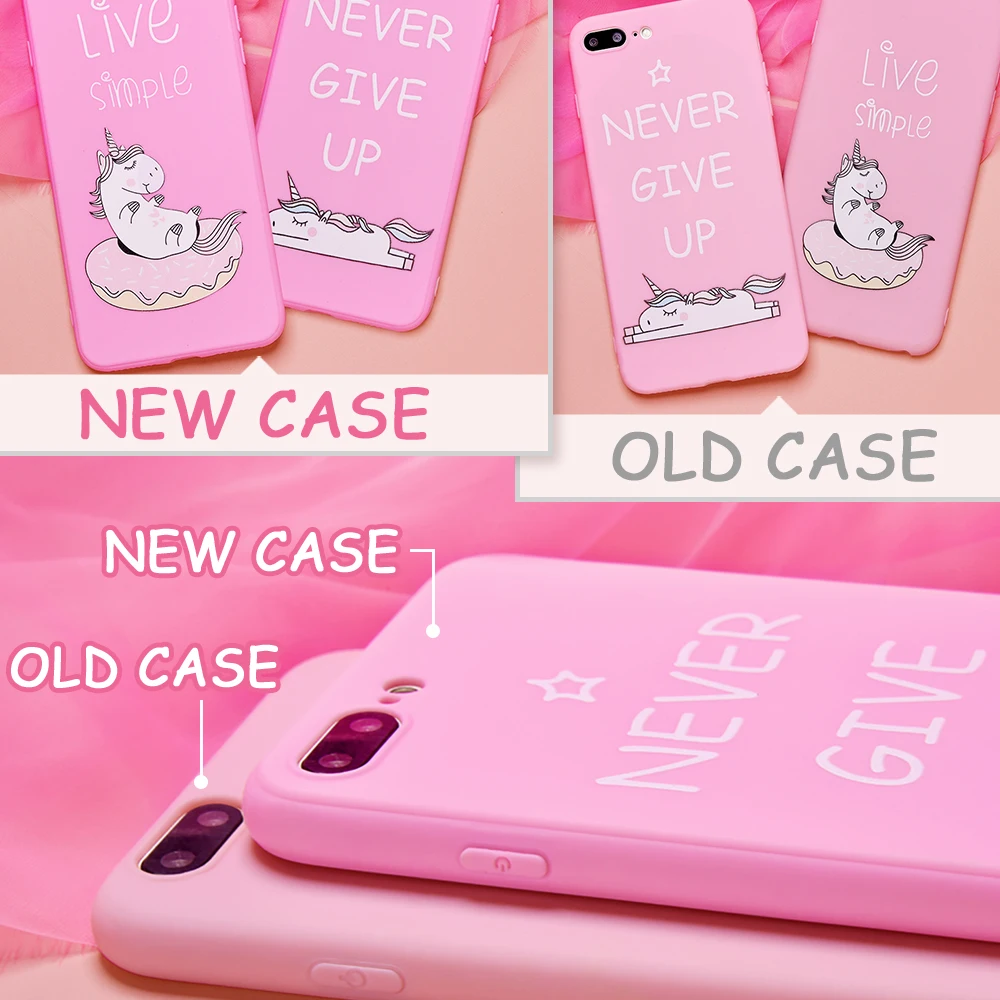TOMKAS Unicorn Animal Phone Case For iPhone 7 8 Cases For iPhone X XS MAX Back Cover Silicone Coque Case For iPhone 6 S 6S 7