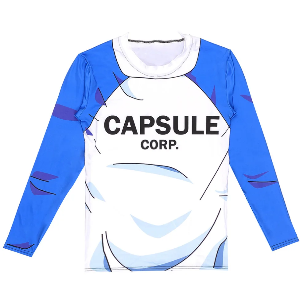 Beste Plus Size Nieuwe heren T shirt 3D Anime Man Compressie Lange Mouw T shirt Fashion T shirt Jesaja Digital Print