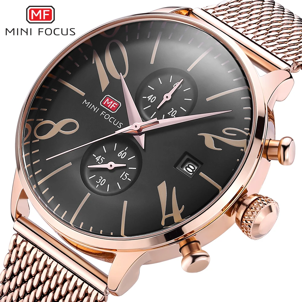 

MINI FOCUS Wrist Watch Men Top Brand Luxury Famous Male Clock Quartz Watch Wristwatch Quartz-watch Relogio Masculino